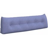 vidaXL Poglavni vzglavnik Jeans modra 160 x 24 x 50 cm blago | Shoptok.si