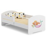 Kobi Furniture Enojna postelja Luk 140x70 z umetniškim delom - Morska deklica, (21960915) | Shoptok.si