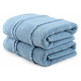  arden - blue blue bath towel set (2 pieces) Cene
