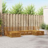  Setovi sofa 6 pcs Prirodna Čvrsto drvo akacije | shoptok.hr