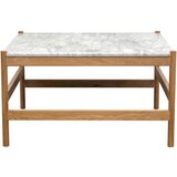 MID.YOU Couchtisch ALDO Marmor, naravne barve, bela | Shoptok.si
