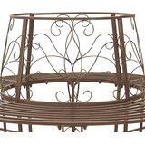  Klupa pod drvetom 8-Broj sjedala Ø 160 x 89 cm Čelik | shoptok.hr