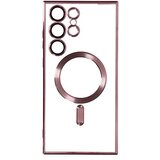 silikonska futrola magsafe samsung S25 ultra roze | Eponuda.com