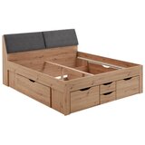 Mömax Postelja Maxi, S Predali, Hrast, 180x200 | Shoptok.si