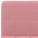 vidaXL Barski stolček roza žamet | Shoptok.si