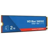 WD Blue SN5100 SSD 2TB WDS200T5B0E-00CPE0, M.2 2280, PCIe 4.0 x4 do 7100/6700 MB/s branja/pisanja