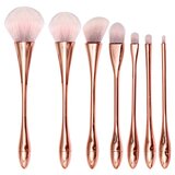 INF Rose Gold & Pink White Set Čopičev za Ličenje - 10 Kosov z Roza Torbico, (5000078355) | Shoptok.si