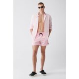 Avva Men's Light Pink Quick Dry Standard Size Flat Swimwear Marine Shorts cene