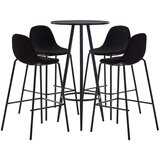 The Living Store Barska garnitura 5-delna blago črna - Barska Garnitura, (21466906) | Shoptok.si