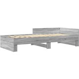  The Living Store Posteljni okvir siva sonoma 90x200 cm inženirski les - Posteljni Okvir, (21526490) | Shoptok.si