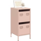 vidaXL Komoda roza 35x39x73,5 cm hladno valjano jeklo | Shoptok.si