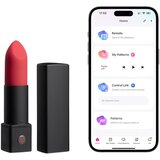 Lovense Exomoon - mini vibrator u obliku ruža (crni) | shoptok.hr