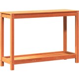 Furnova Miza za sajenje s polico voščeno rjava 108x35x75 cm borovina, (21921784) | Shoptok.si