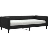 vidaXL Dnevni krevet s madracem crni 100 x 200 cm od tkanine | shoptok.hr