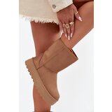 Boto Women's Insulated Snow Boots with Fur Camel Abrams | shoptok.hr