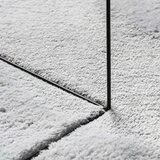  Preproga HUARTE kratka vlakna mehka in pralna siva Ø 100 cm | Shoptok.si