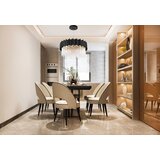 Toolight Kristalna stropna svjetiljka APP1481-1C Black | shoptok.hr