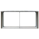 vidaXL Vrtna ostava za drva od pocinčanog čelika 330x92x153 cm smeđa | shoptok.hr