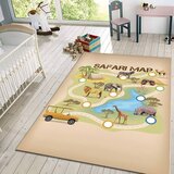  dečiji tepih sa gumenom podlogom 120x180cm - safari map, TG-211 | ePonuda.com