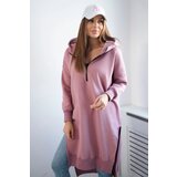 Kesi Insulated sweatshirt with slits on the sides, dark pink | shoptok.hr