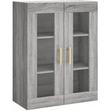  Visoka komoda siva sonome 69,5x34x180 cm od konstruiranog drva | shoptok.hr