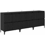  Komode 3 kom. Crni hrast 60 x 35 x 70 cm Konstruirano drvo | shoptok.hr