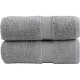 vidaXL Premium ručnici za goste SOLUND 2 kom. sive 30x50 cm 600 g/m² - Siva 30 x 50 cm 2 | shoptok.hr