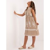 Italy Moda Dress-DHJ-SK-12616.13-beige | shoptok.hr