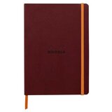  Notes A5, Rhodiarama soft, s gumicom, diktando crte, bordo Slike
