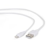 Gembird CC-USB2-AMLM-W-1M USB 2.0 Lightning kabl, beli, 1 m | Eponuda.com