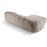 Micadoni Home Bež žametna kotna sedežna garnitura Diana – | Shoptok.si