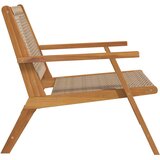  Vrtni namještaj 2 pcs Bež 67 x 78 x 73 cm Čvrsto drvo akacije | shoptok.hr