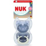 Nuk tolažilna duda - silikon First Choice Classic Day & Night 6-18 m, 2 kos | Shoptok.si