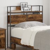 vidaXL Skladišno uzglavlje Dimljeni hrast 100 cm Konstruirano drvo | shoptok.hr