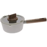 Posuda aluminijska za soseve sa poklopcem 20 cm krem BS11434