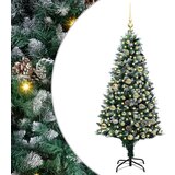 vidaXL Umestno božično drevo Zelena 150 cm PVC, jeklo in plastika | Shoptok.si