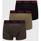 Hugo Boksarice 3-pack moški, rdeča barva | Shoptok.si