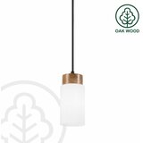  Luster na kablu MARKUS 1xE27/15W/230V crna/hrast | Eponuda.com
