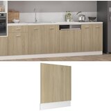 vidaXL Plošča za pomivalni stroj sonoma hrast 59,5x3x67 cm iverna pl., (20622846) Cene