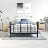 vidaXL Nočna omarica 2 kosa sonoma hrast 40x42x56 cm inženirski les | Shoptok.si