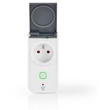 Nedis Wi-FiPO120EWT − Spoljna pametna utičnica 3680W/TIP/230V Wi-Fi IP44 | Eponuda.com