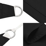  Jedro protiv sunca od tkanine Oxford pravokutno 2 x 3 5 m crno | shoptok.hr