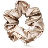 Crystallove Silk Scrunchie svilena elastika za lase Gold 1 kos