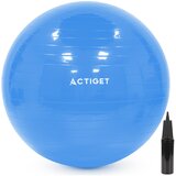 springos Fitnes žoga, premera 55 cm, za pilates in jogo z ročajem, gimnastična, modra., (5000218210) Cene
