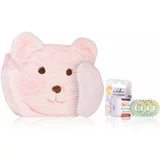 Invisibobble Pink Teddy Xmas 2023 darilni set za otroke 3 kos