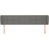  Uzglavlje s ušima tamnosivo 203x23x78/88 cm od tkanine | Eponuda.com