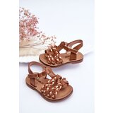 Boto Children's Velcro Sandals With Stripes Brown Sammy | ePonuda.com