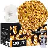  LED lampice na baterije - 100 lampica toplo bijele | shoptok.hr
