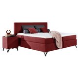 Esposa POSTELJA BOXSPRING 180 cm x 200 cm , tekstil rdeča | Shoptok.si
