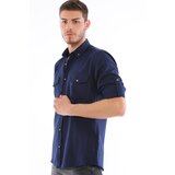 Dewberry G722 MEN'S SHIRT-NAVY BLUE | Shoptok.si
